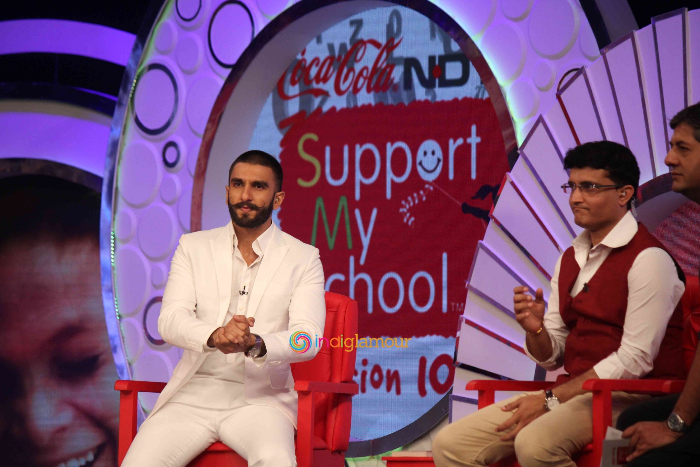 Support My School Campaign by NDTV and Coca Cola Event hd photo