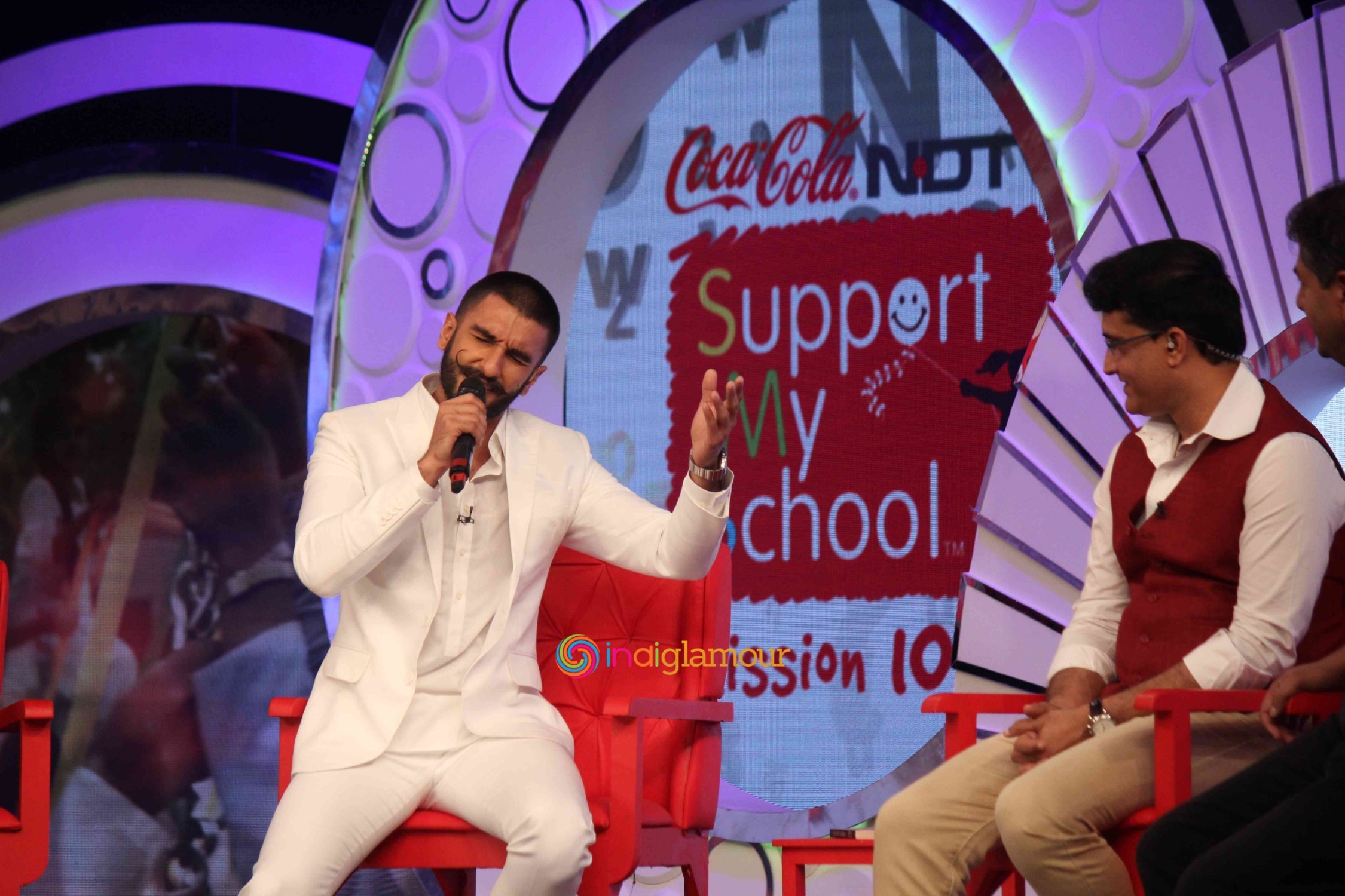 Support My School Campaign by NDTV and Coca Cola Event hd photo