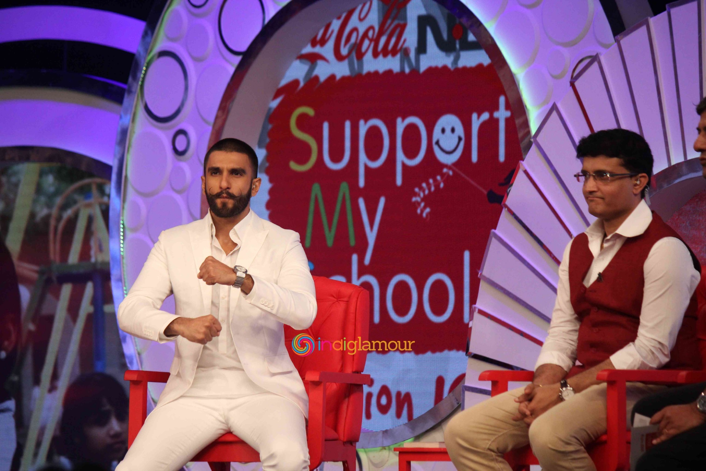Support My School Campaign by NDTV and Coca Cola Event hd photo