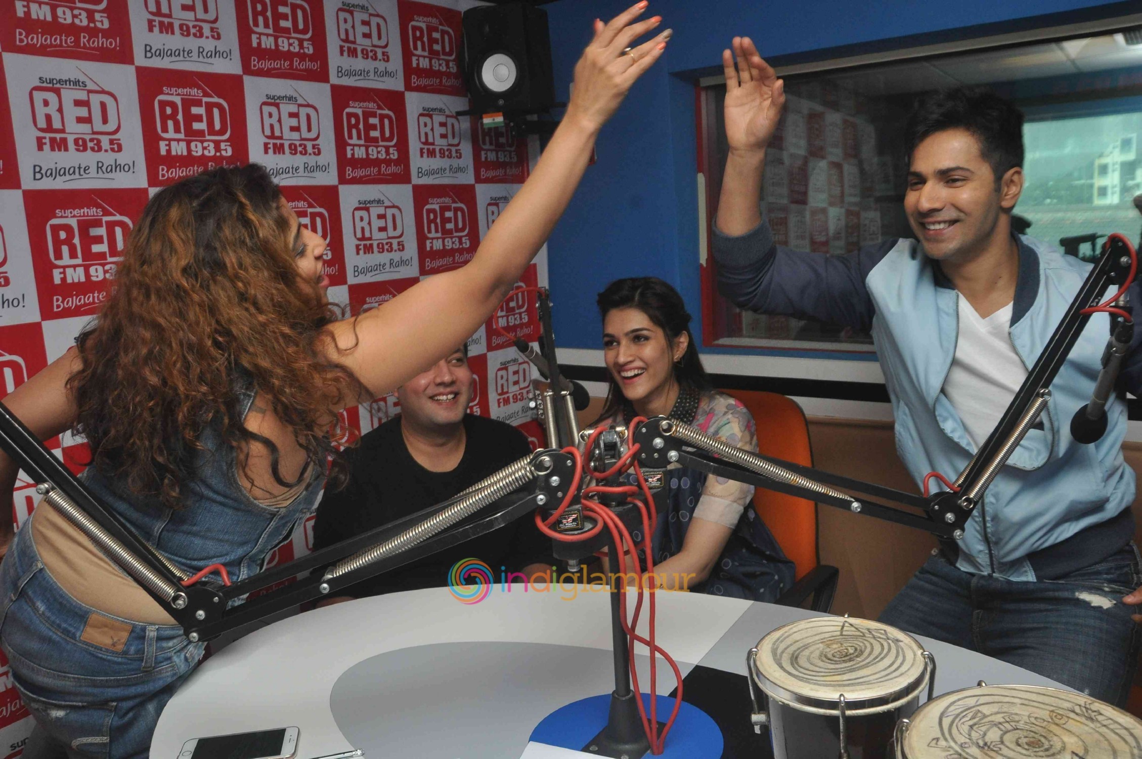 Promotion of Dilwale at Radio Red FM Event hd photo
