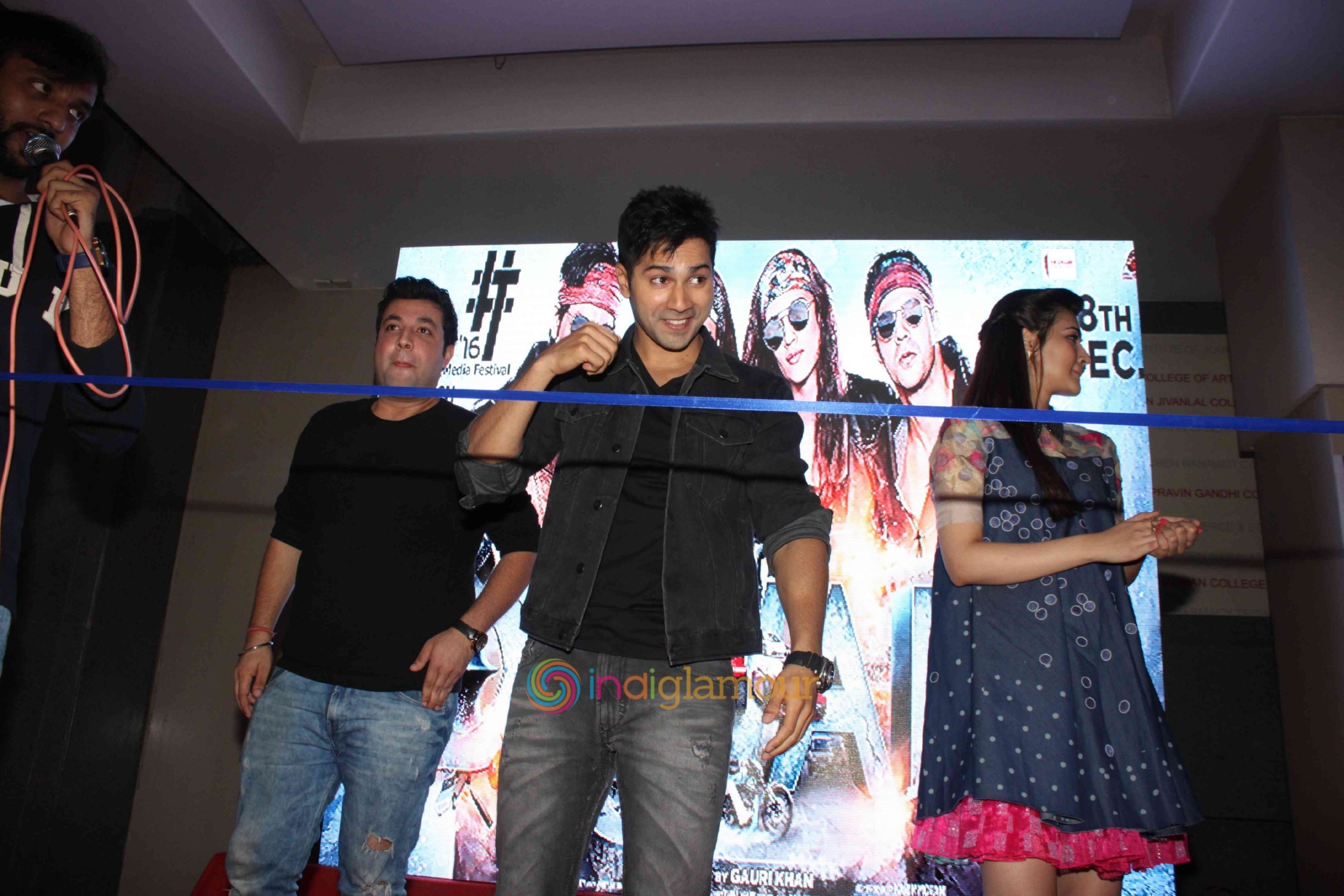 Promotion of Diwale at Mithibai College Event hd photo
