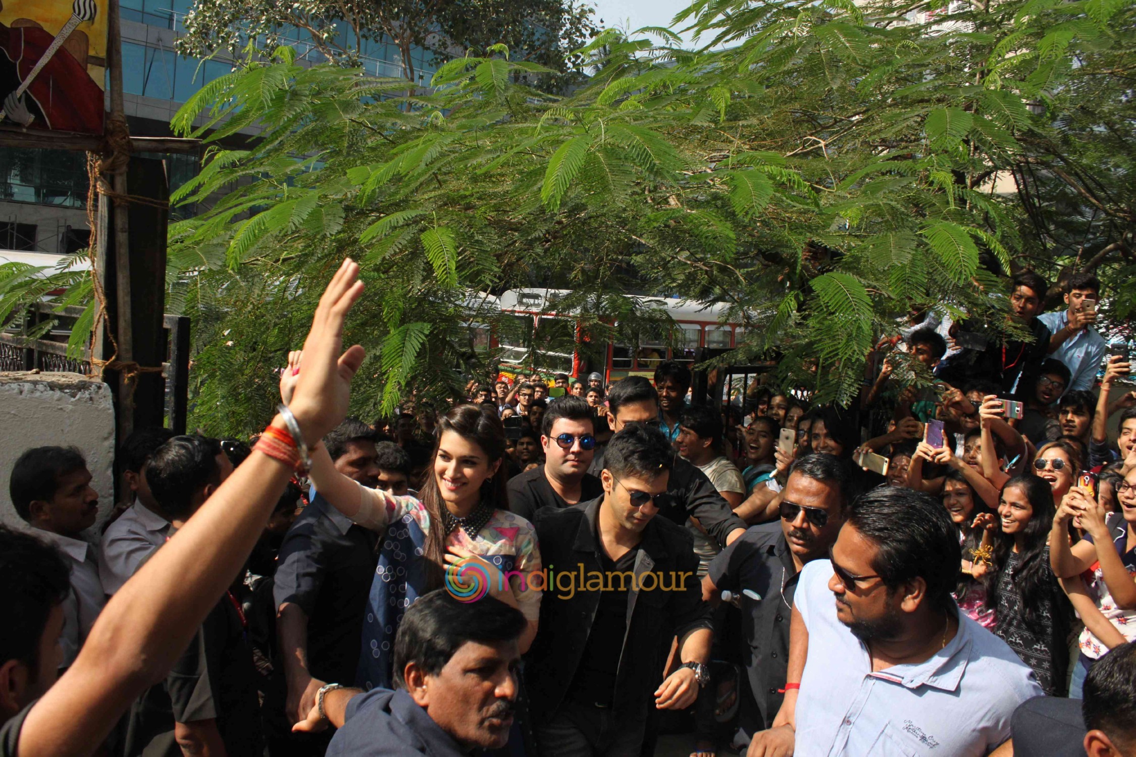 Promotion of Diwale at Mithibai College Event hd photo
