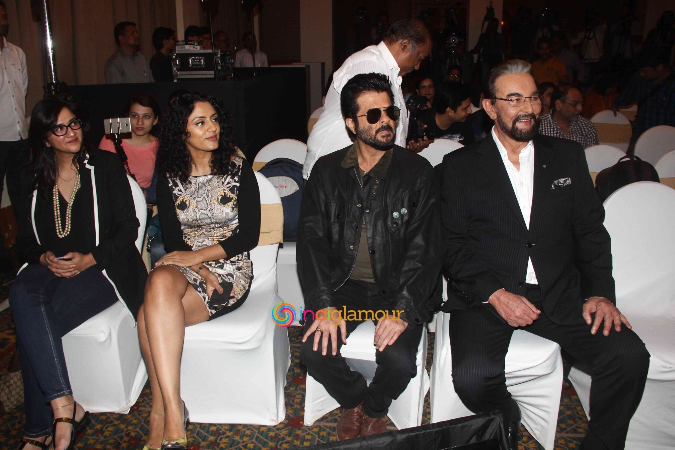 Kabir Bedi and Anil Kapoor During the DVD Launch of European TV Show Sandokan Event hd photo