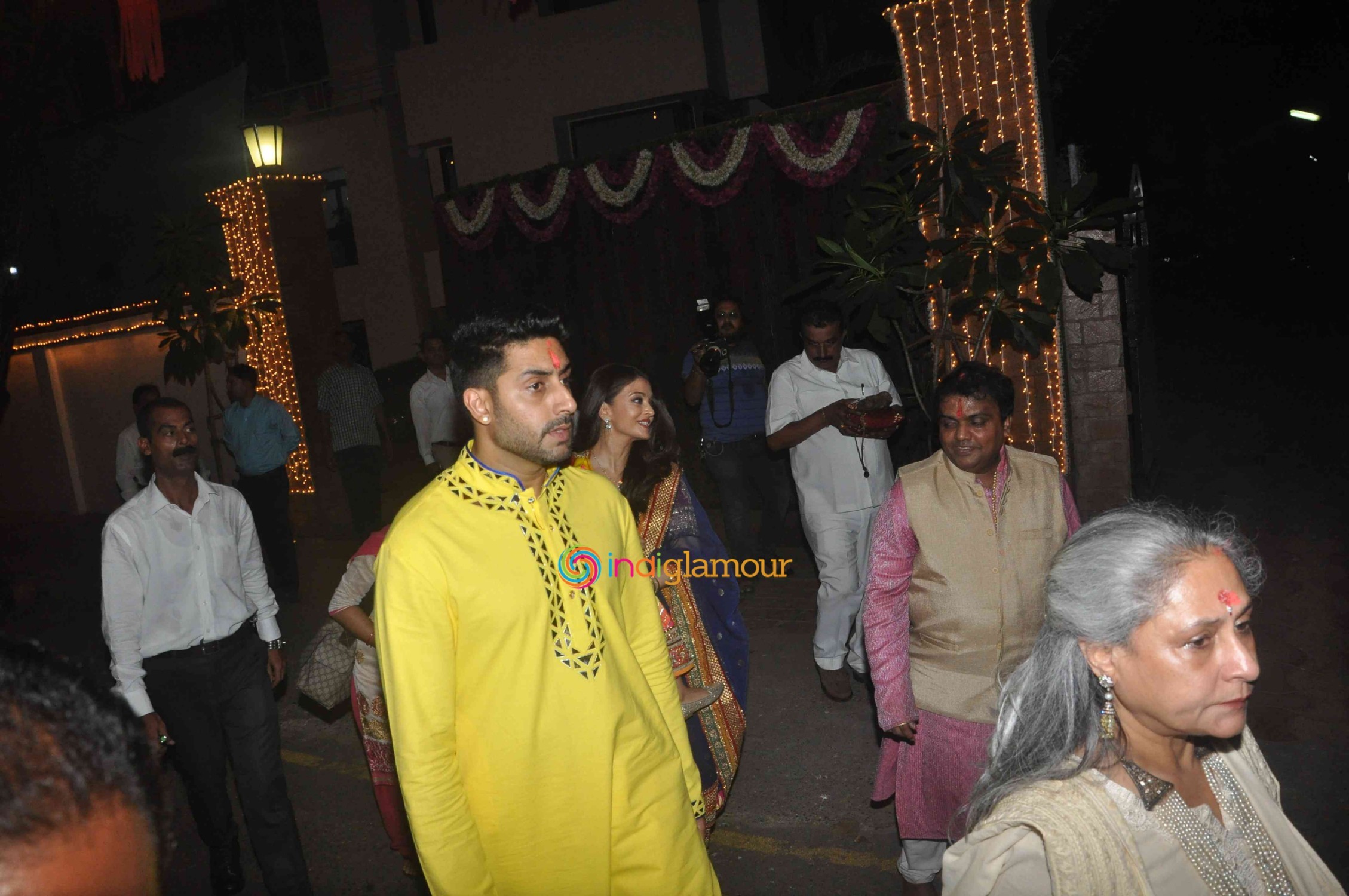 Diwali Party at Amitabh Bachchan House Event hd photo