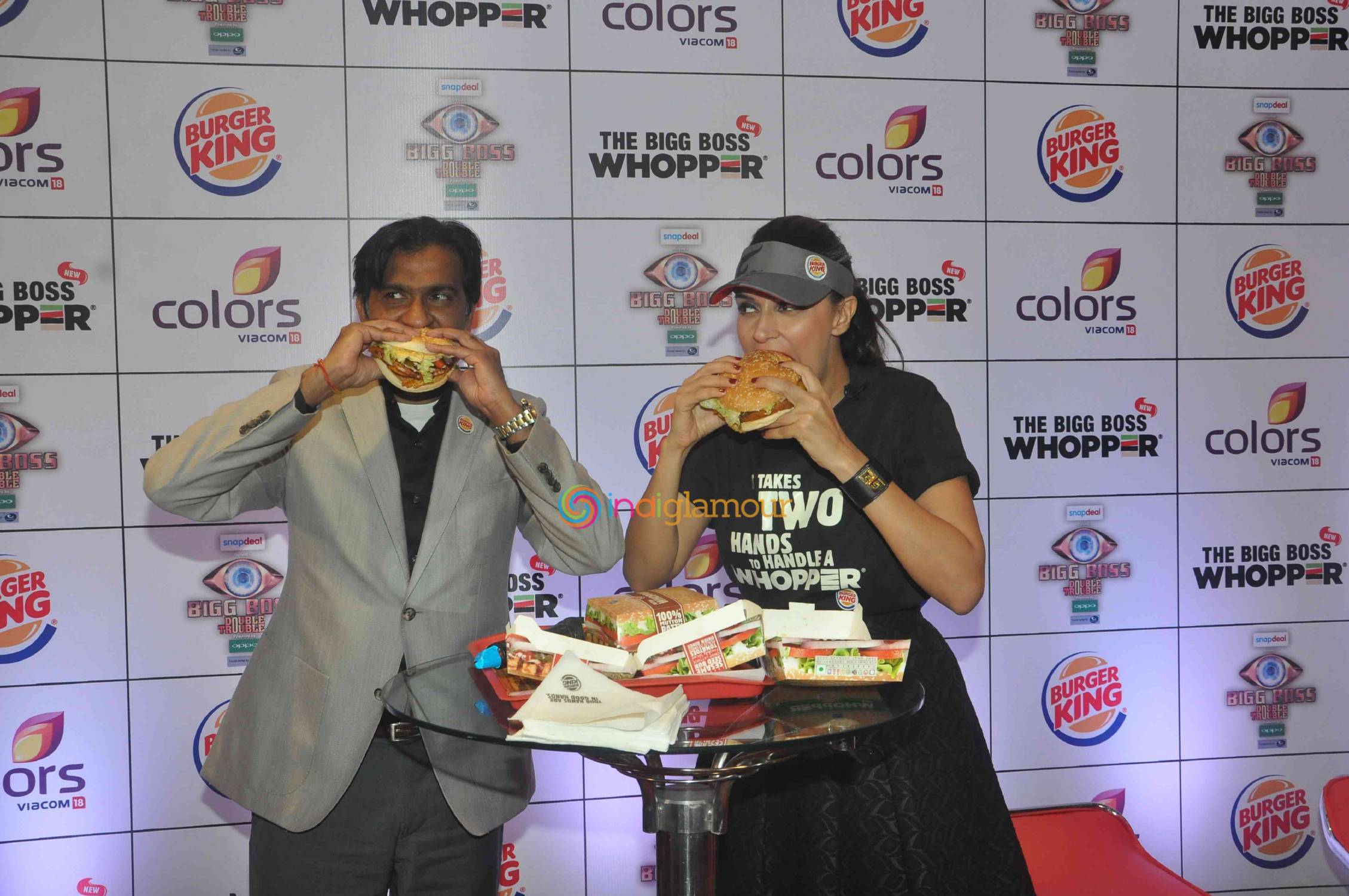 Neha Dhupia Launches Burger King Big Boss Whopper Event hd photo
