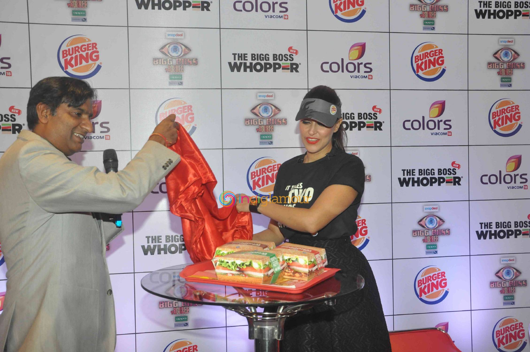 Neha Dhupia Launches Burger King Big Boss Whopper Event hd photo