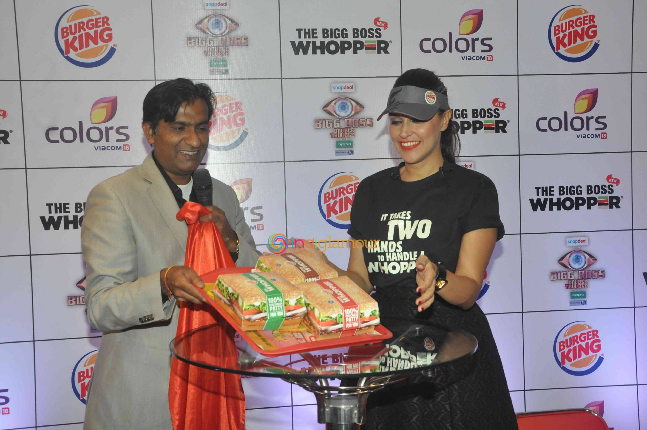 Neha Dhupia Launches Burger King Big Boss Whopper Event hd photo