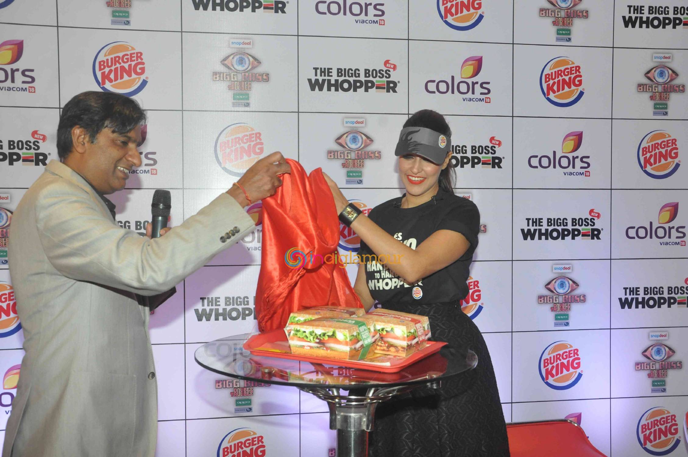 Neha Dhupia Launches Burger King Big Boss Whopper Event hd photo