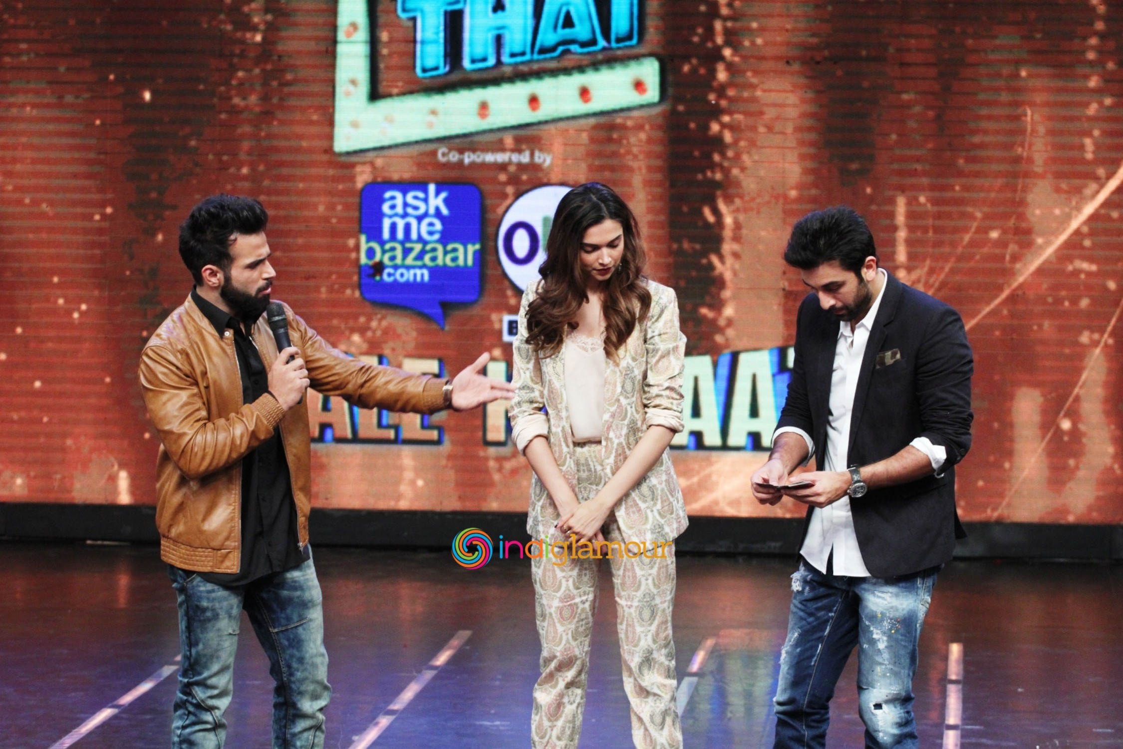 Ranbir Kapoor and Deepika Padukone Graced the Grand Finale of Zee TV Show I Can Do That Event hd photo