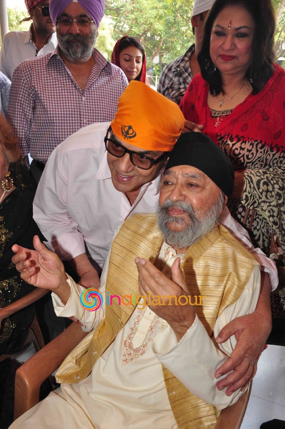 Dharamendra Launches the First Look of Nanak Naam Jahaz Hai Event hd photo