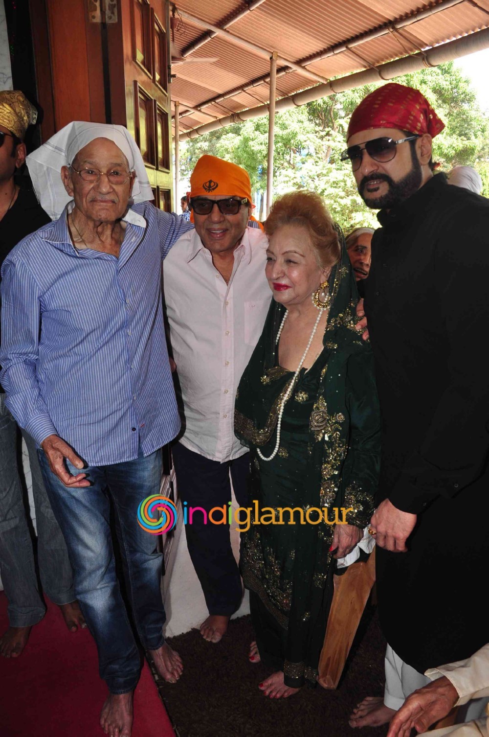 Dharamendra Launches the First Look of Nanak Naam Jahaz Hai Event hd photo