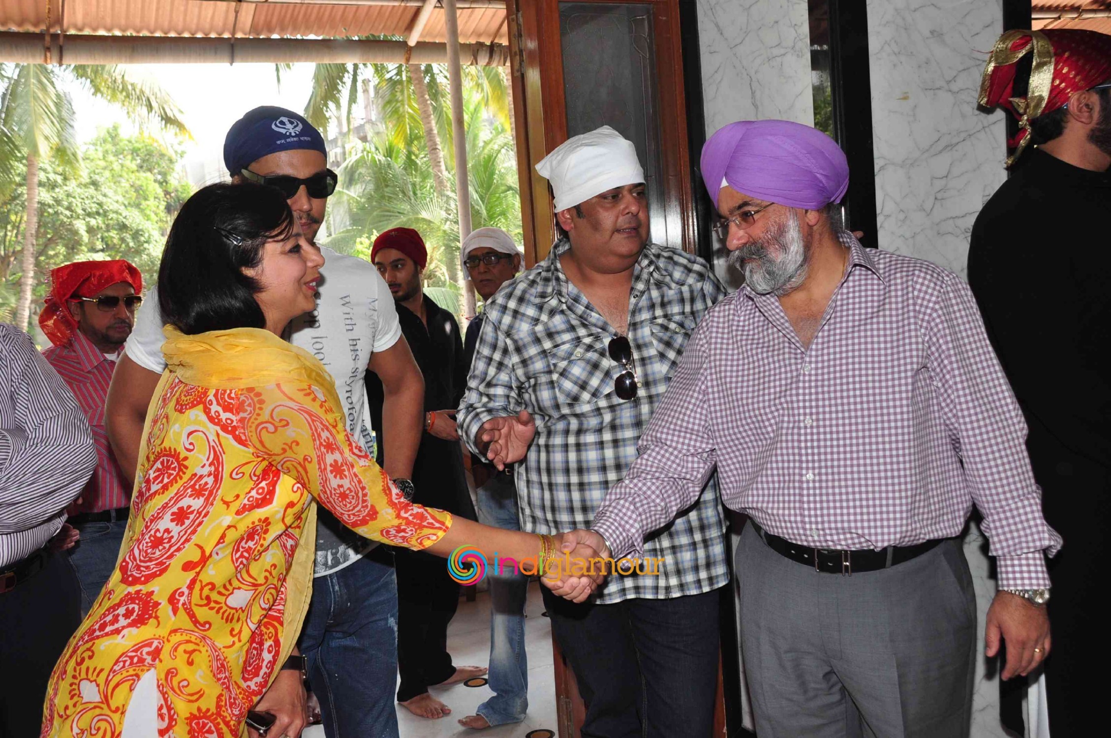 Dharamendra Launches the First Look of Nanak Naam Jahaz Hai Event hd photo