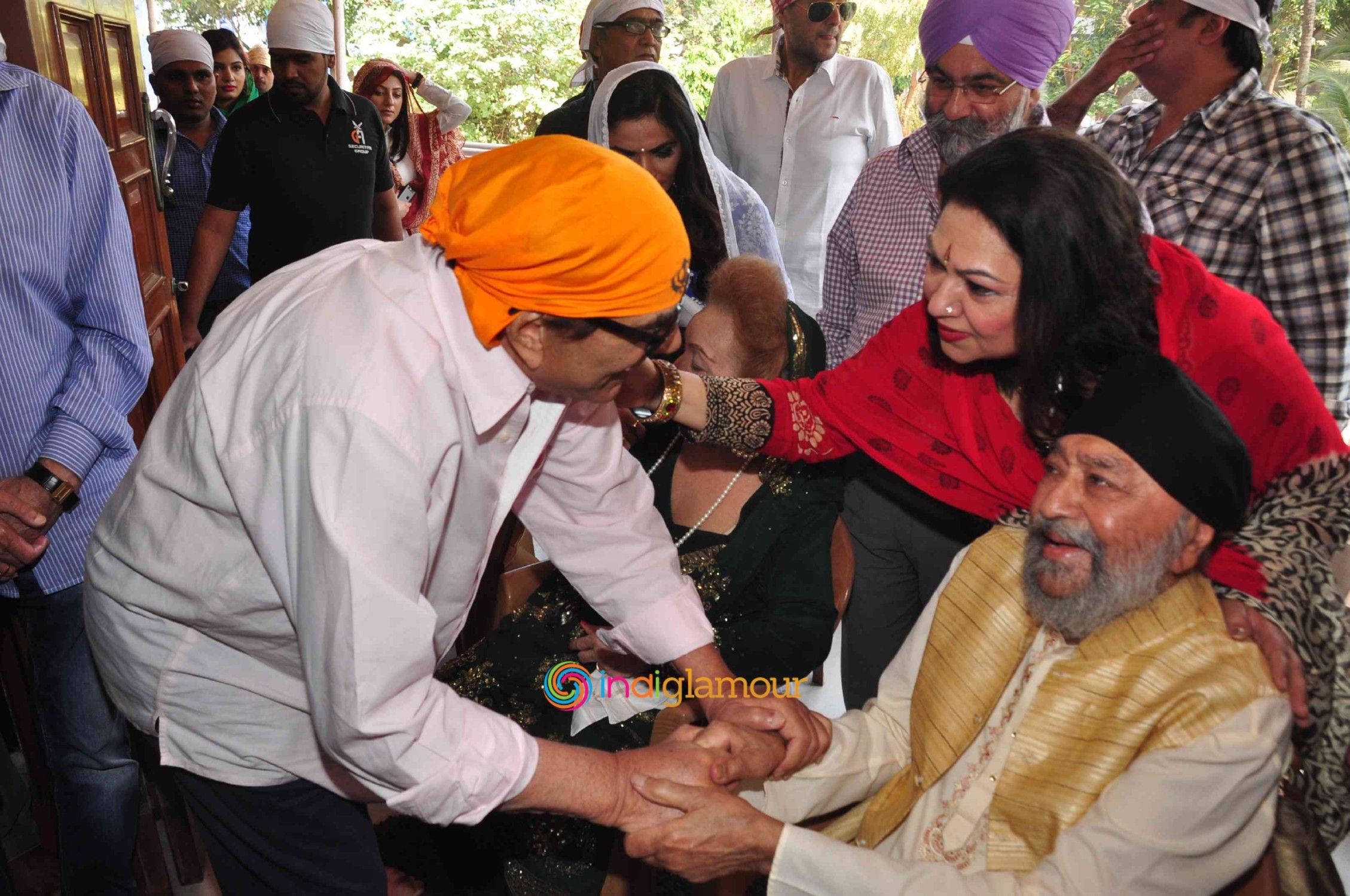 Dharamendra Launches the First Look of Nanak Naam Jahaz Hai Event hd photo