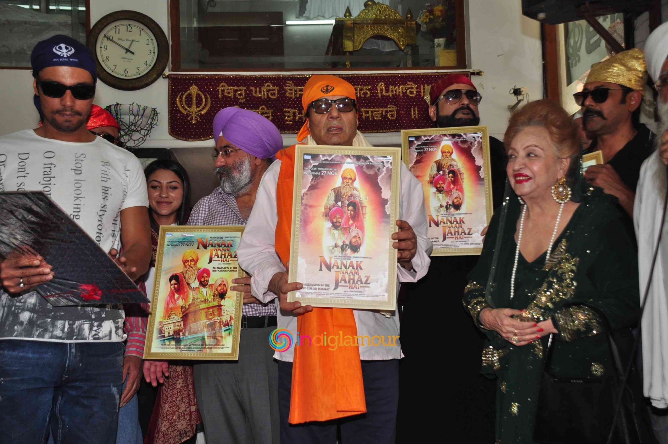 Dharamendra Launches the First Look of Nanak Naam Jahaz Hai Event hd photo