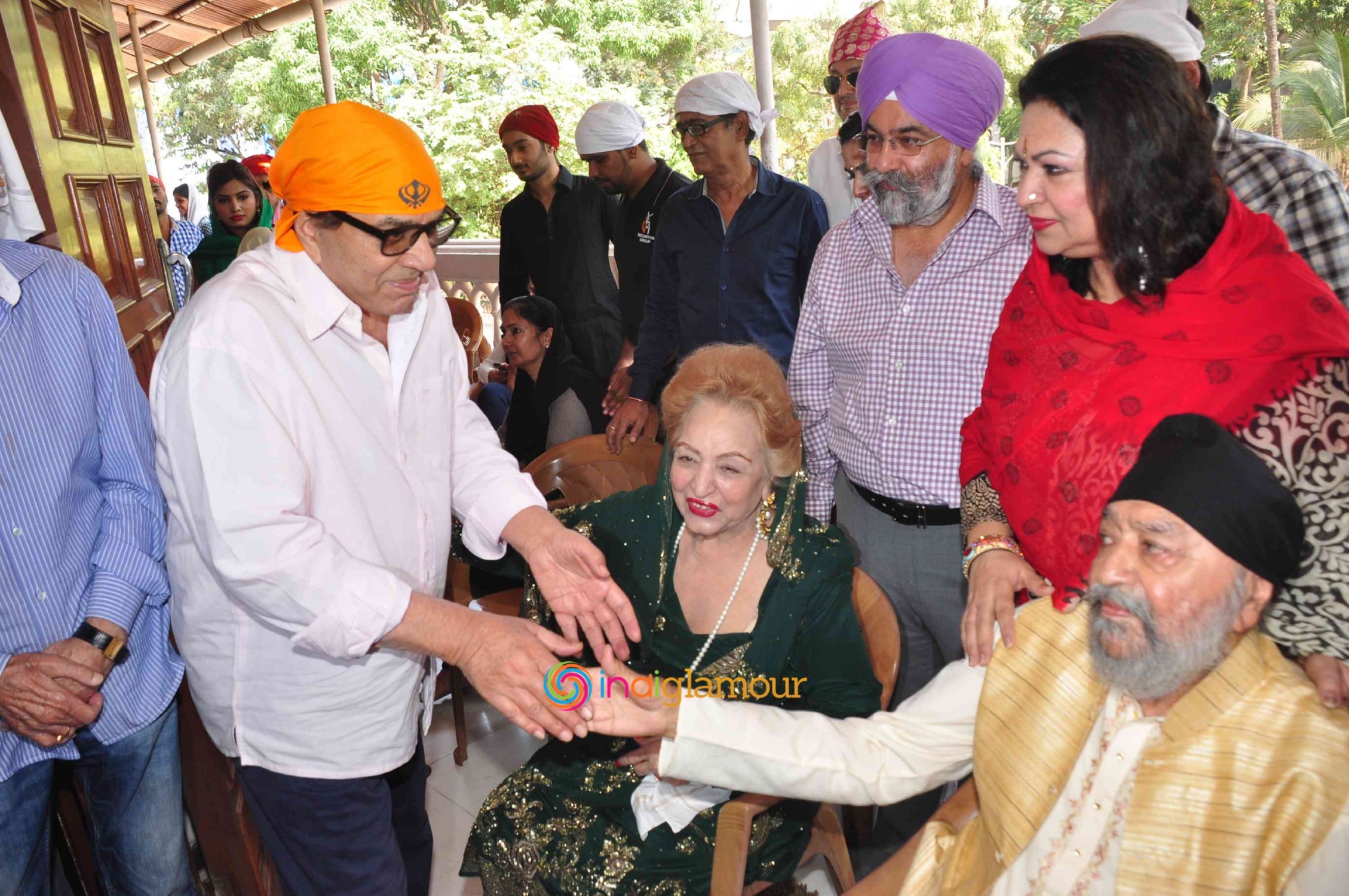 Dharamendra Launches the First Look of Nanak Naam Jahaz Hai Event hd photo