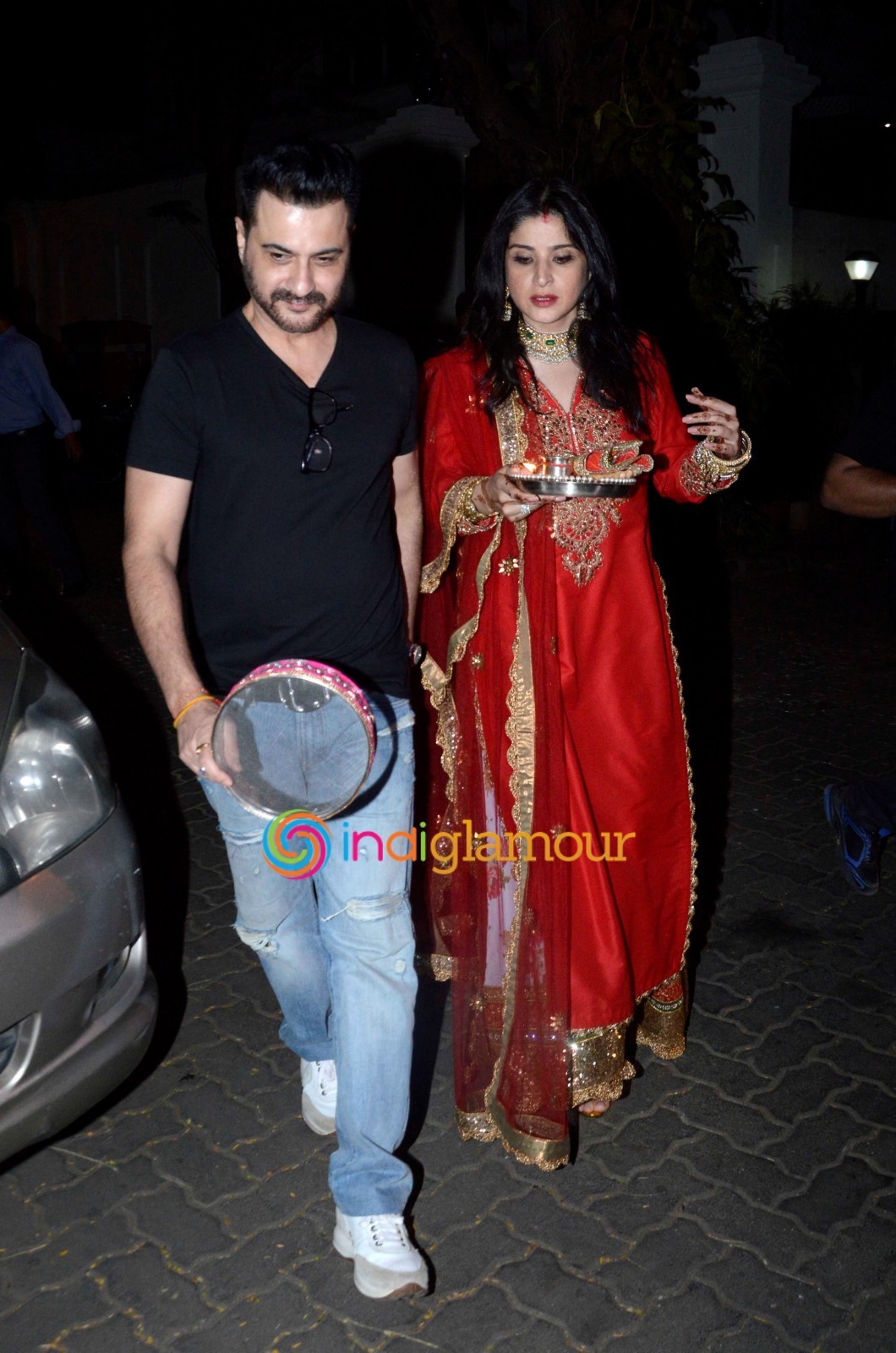 Karwa Chauth Celebrations at Anil Kapoor's Residence Event hd photo