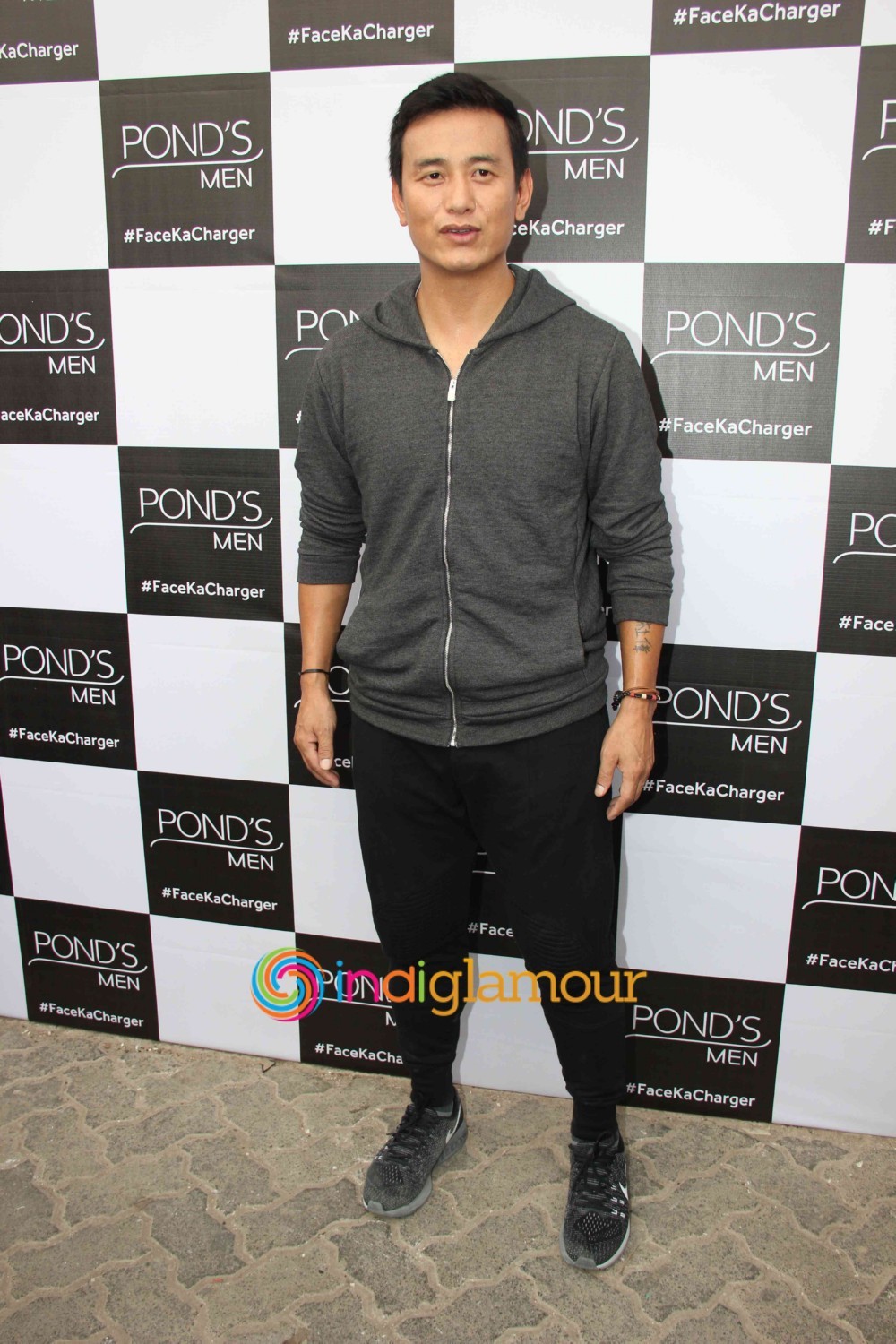 Varun Dhawan and Baichung Bhutia Shoot Ponds Men Ad Event hd photo