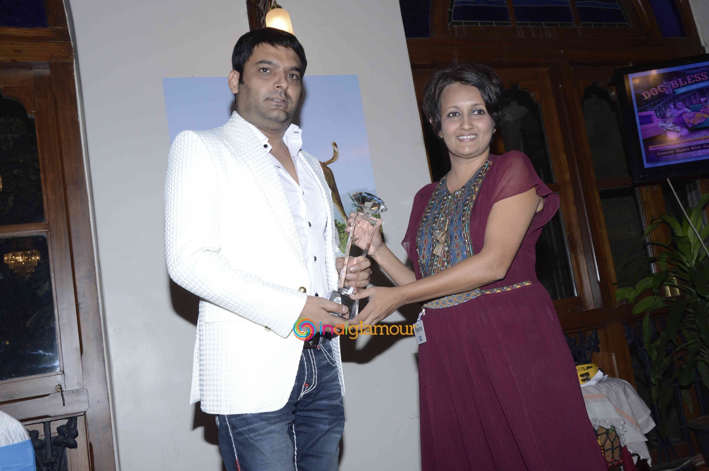 Kapil Sharma Honoured with PETA Person of the Year Award Event hd photo