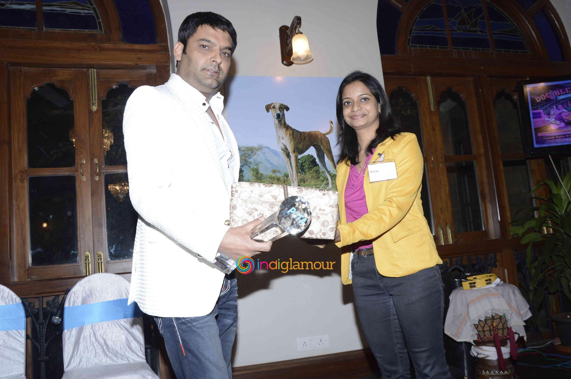 Kapil Sharma Honoured with PETA Person of the Year Award Event hd photo