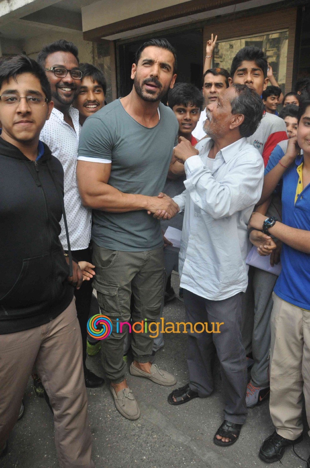 John Abraham Visits Billabong International School Event hd photo
