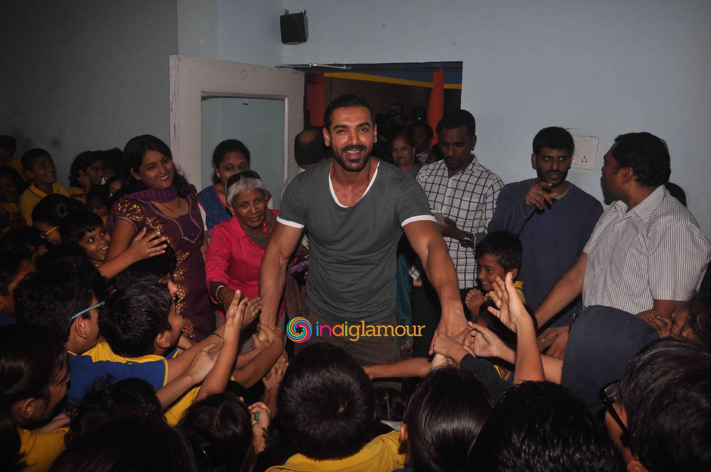 John Abraham Visits Billabong International School Event hd photo