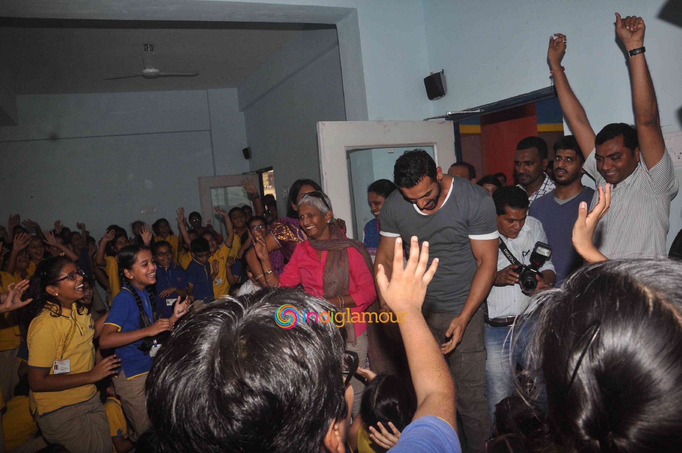 John Abraham Visits Billabong International School Event hd photo