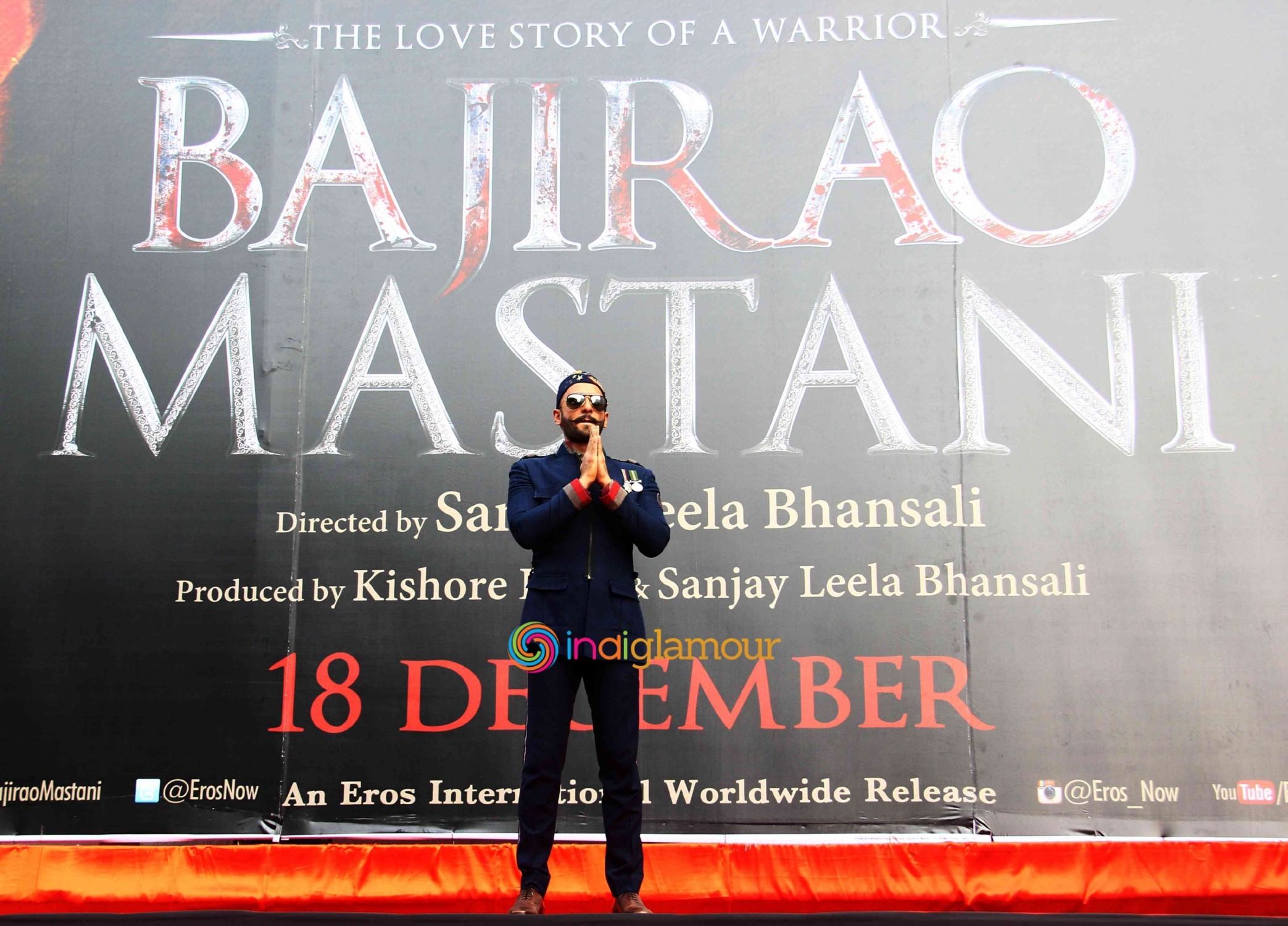 Bajirao Mastani First Look Poster Launch Event hd photo