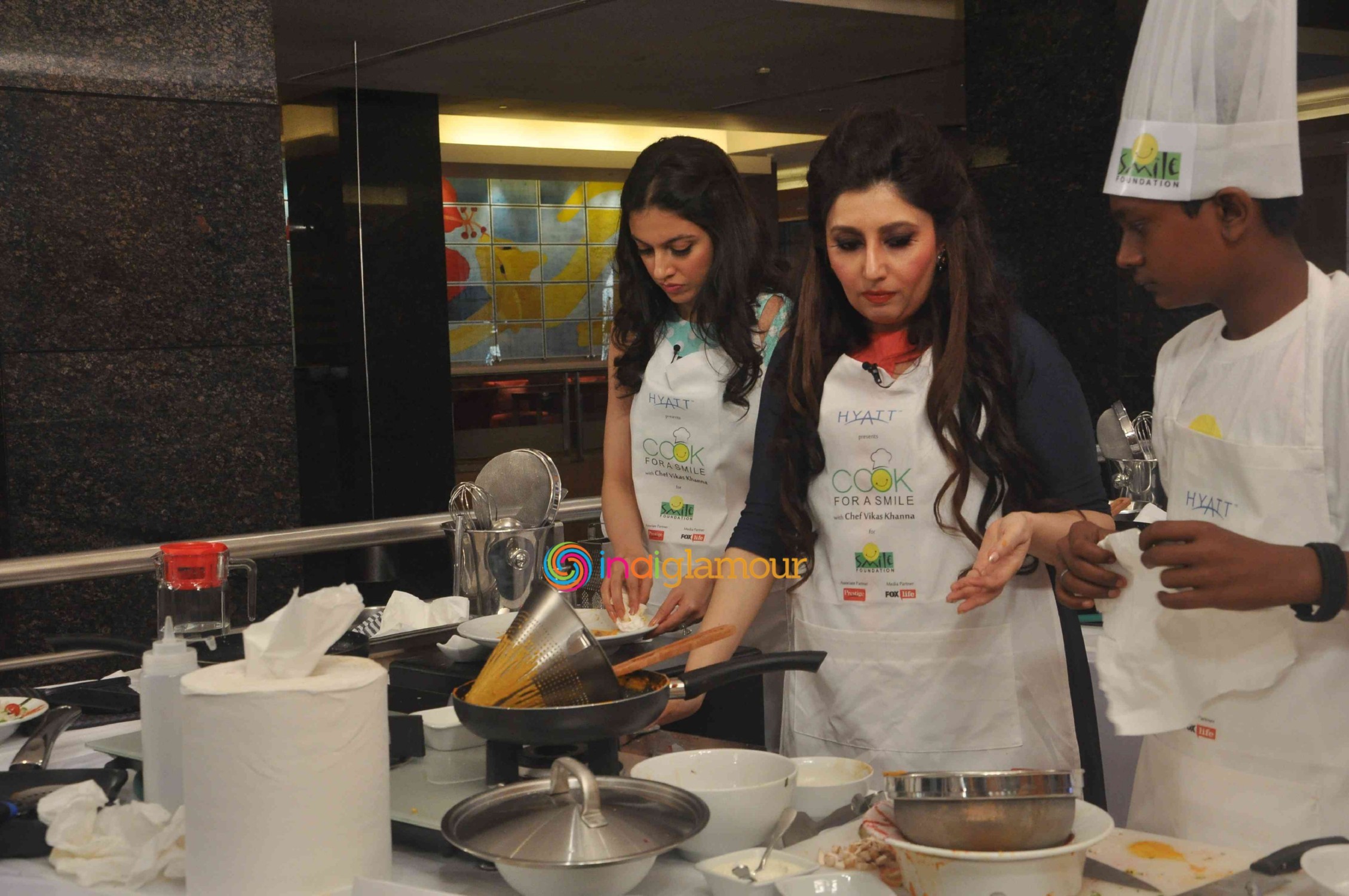 Celebrity Attend Special Cook off Event for Smile Foundation Event hd photo
