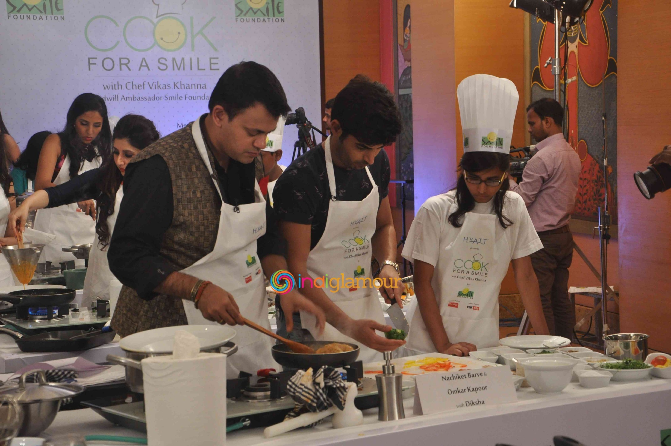 Celebrity Attend Special Cook off Event for Smile Foundation Event hd photo