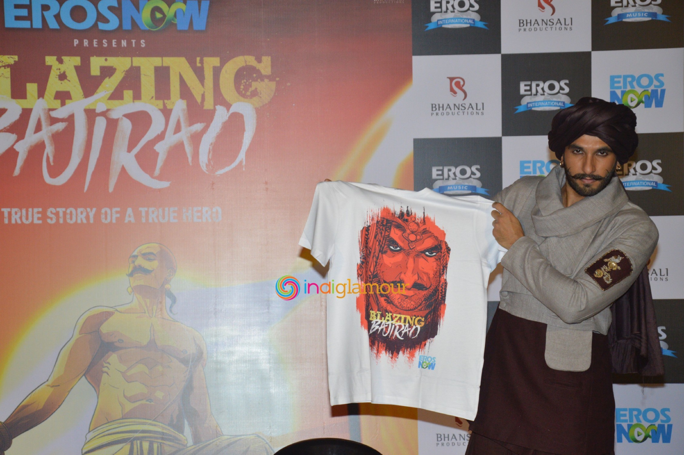 Ranveer Singh Launches Blazing Bajirao Event hd photo