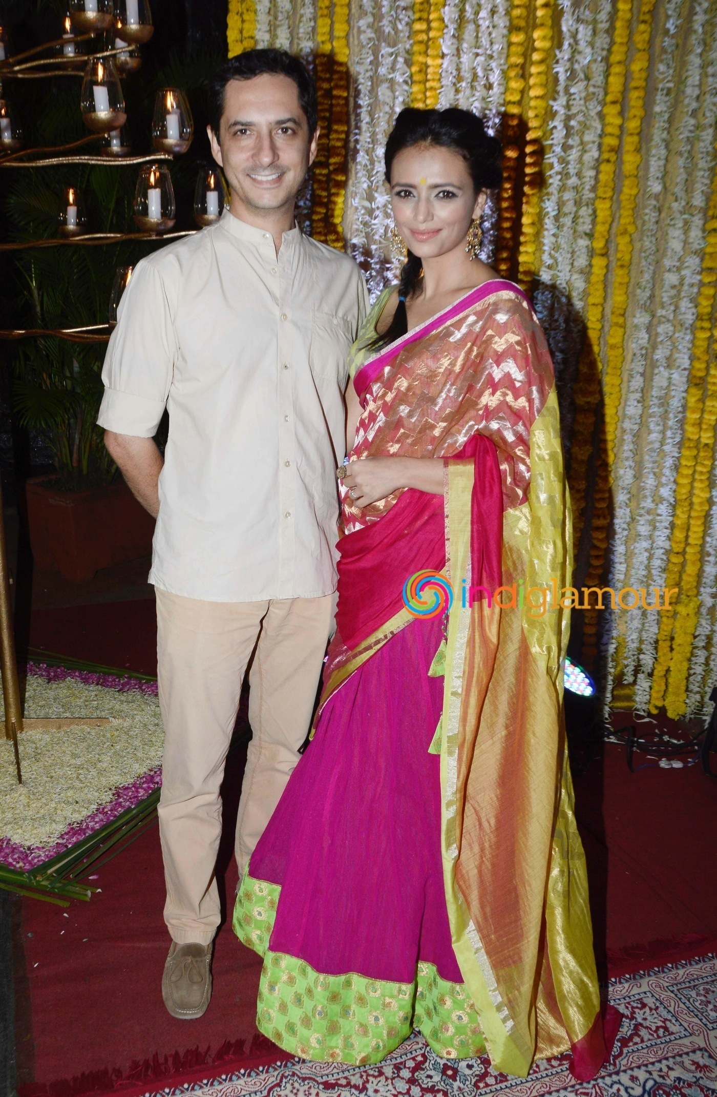 Amitabh Bachchan and Others attend Ronit Roy's Mata Ki Chowki on his Birthday Event Event hd photo