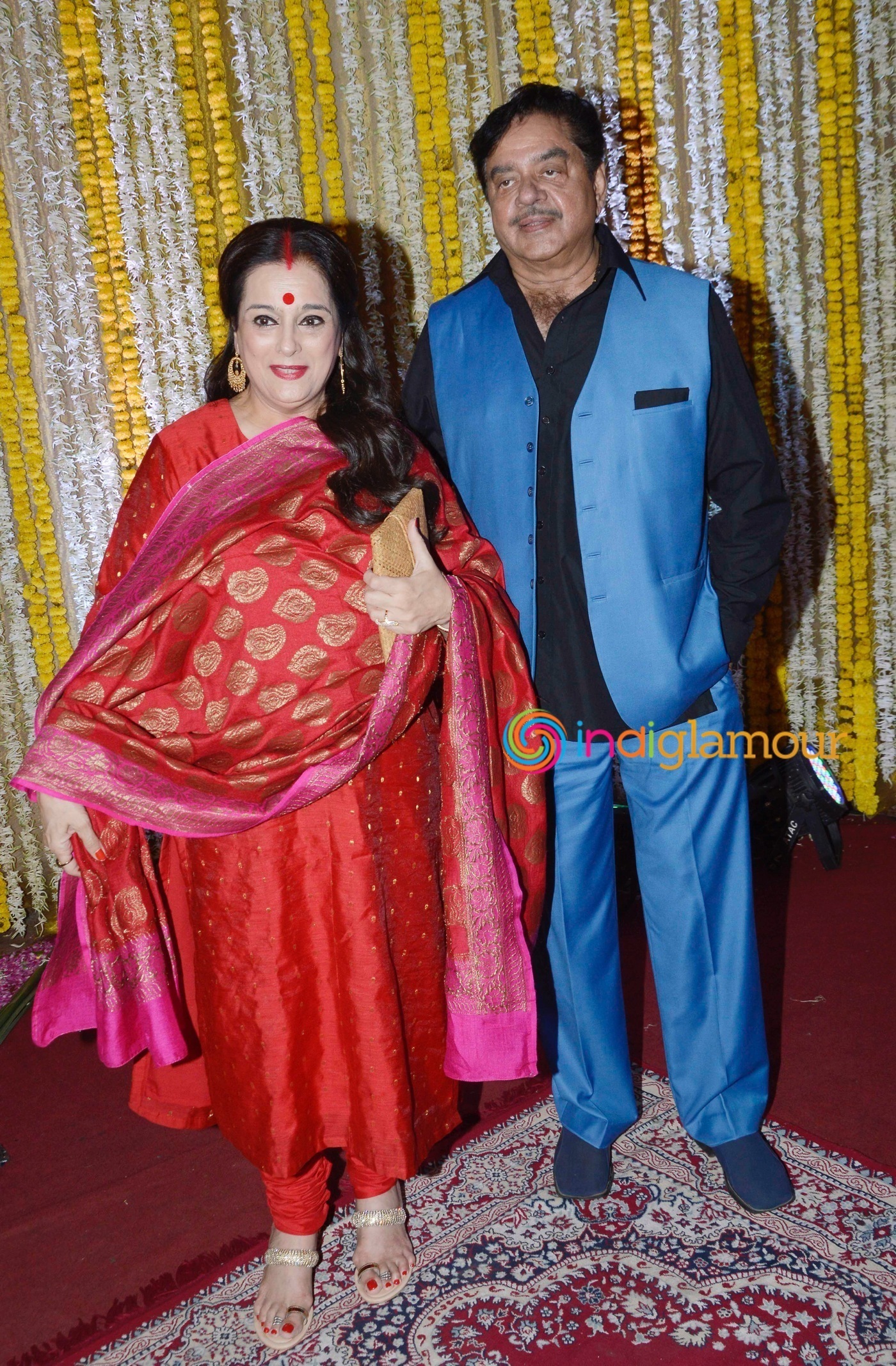 Amitabh Bachchan and Others attend Ronit Roy's Mata Ki Chowki on his Birthday Event Event hd photo