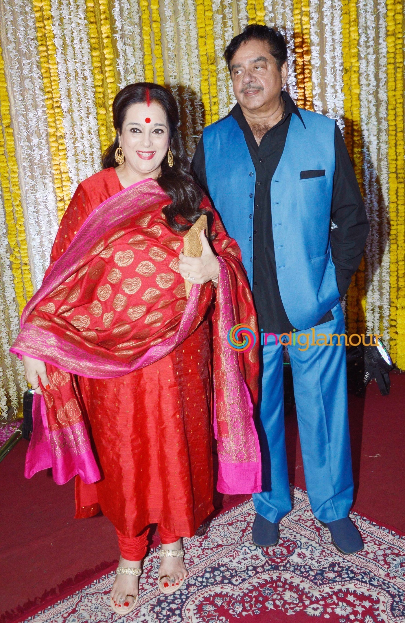 Amitabh Bachchan and Others attend Ronit Roy's Mata Ki Chowki on his Birthday Event Event hd photo