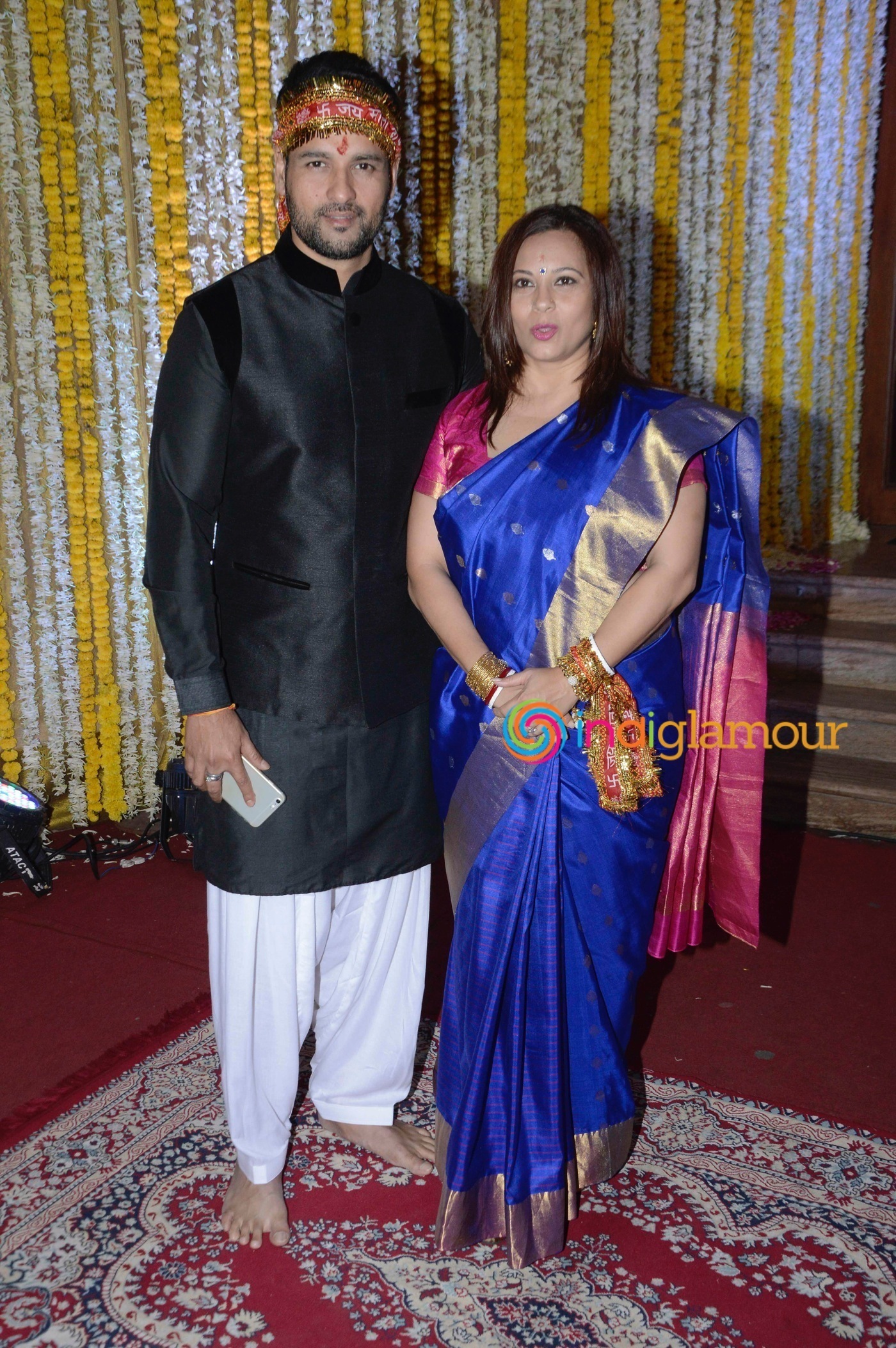 Amitabh Bachchan and Others attend Ronit Roy's Mata Ki Chowki on his Birthday Event Event hd photo