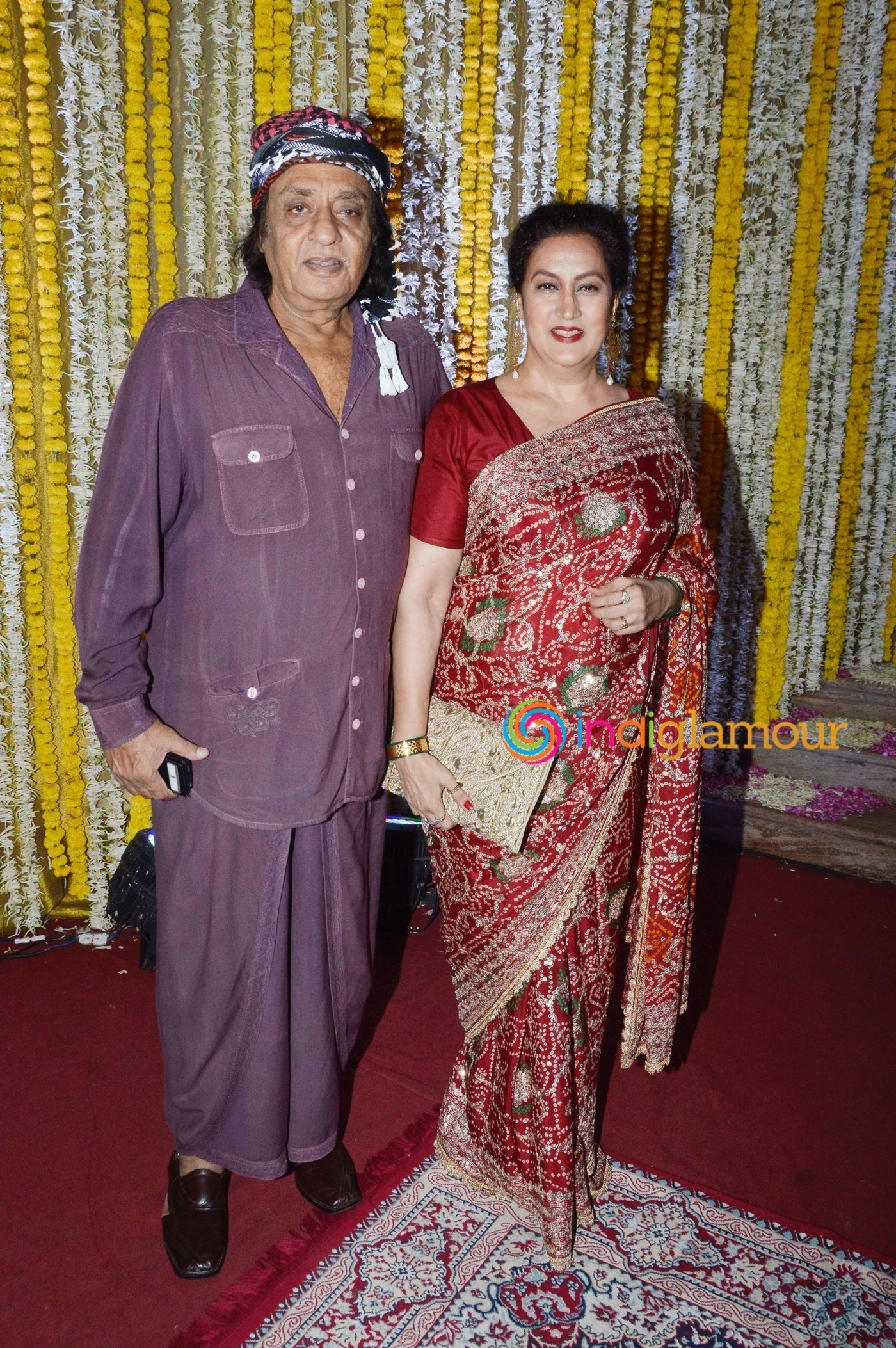 Amitabh Bachchan and Others attend Ronit Roy's Mata Ki Chowki on his Birthday Event Event hd photo