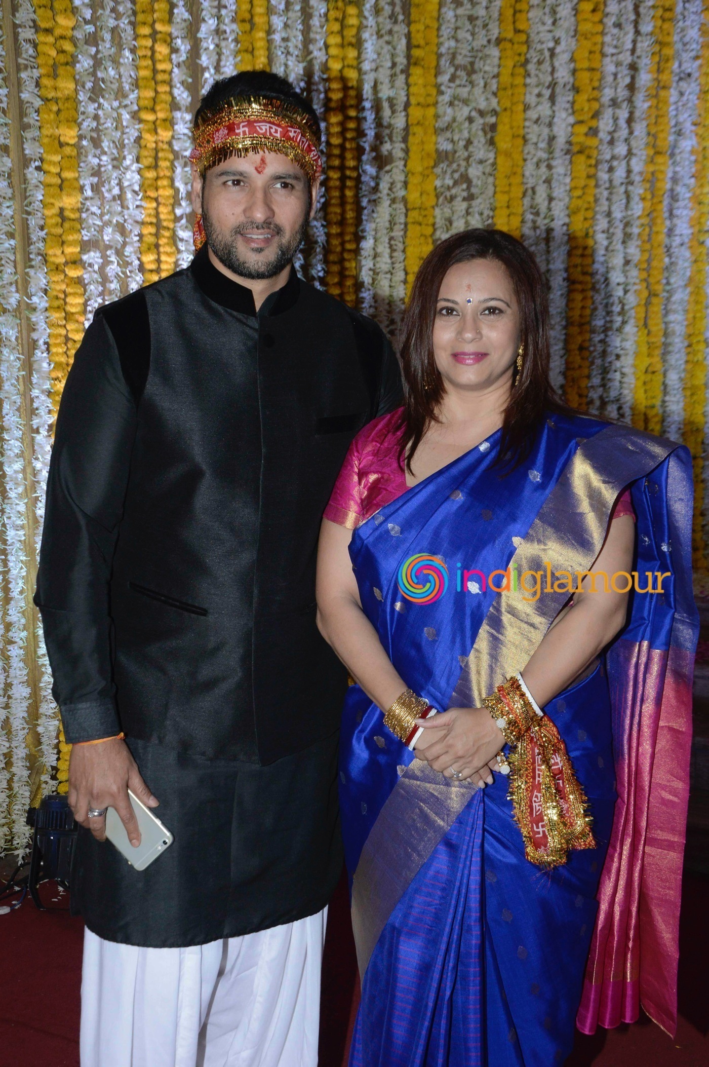 Amitabh Bachchan and Others attend Ronit Roy's Mata Ki Chowki on his Birthday Event Event hd photo