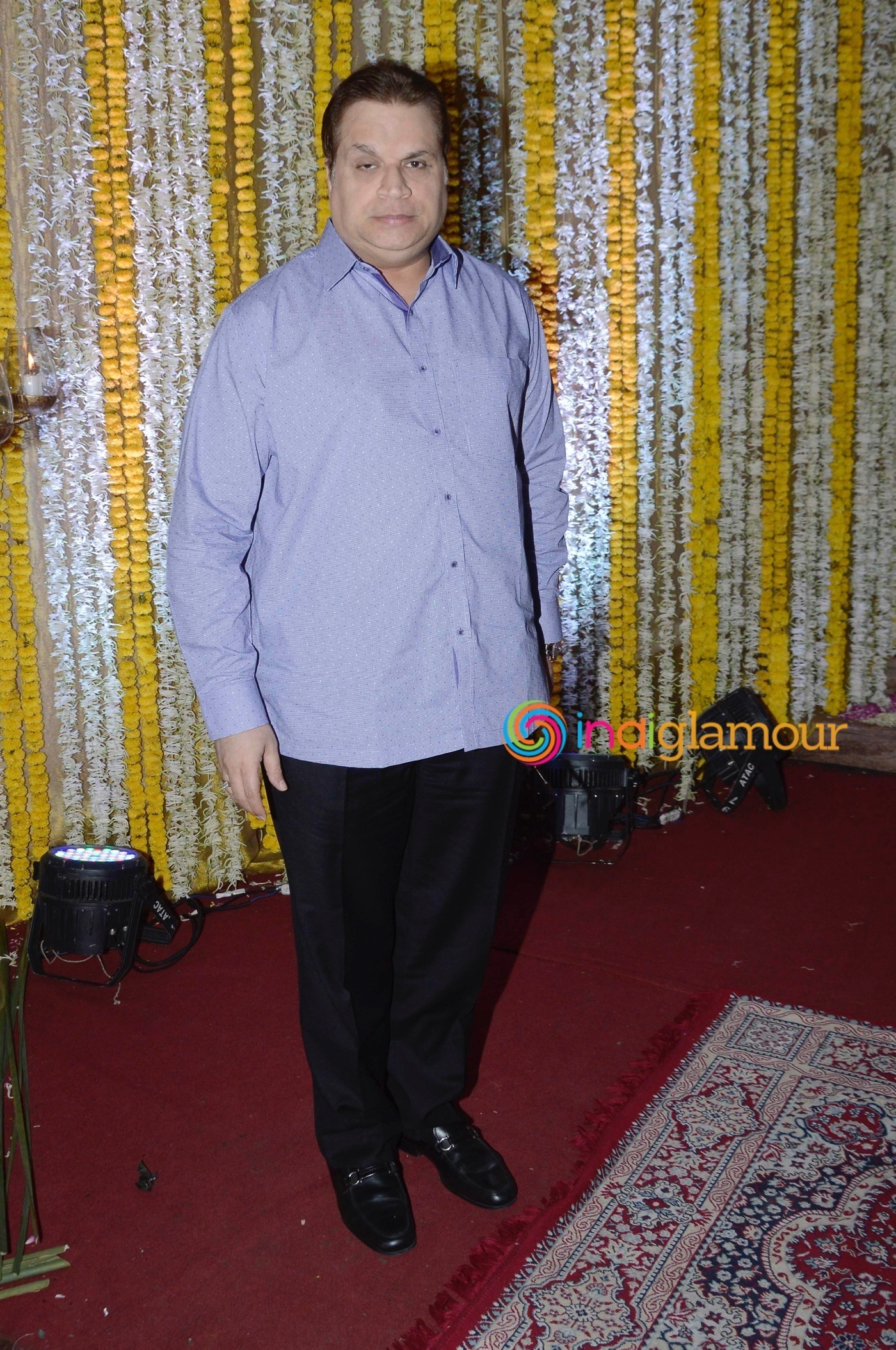 Amitabh Bachchan and Others attend Ronit Roy's Mata Ki Chowki on his Birthday Event Event hd photo