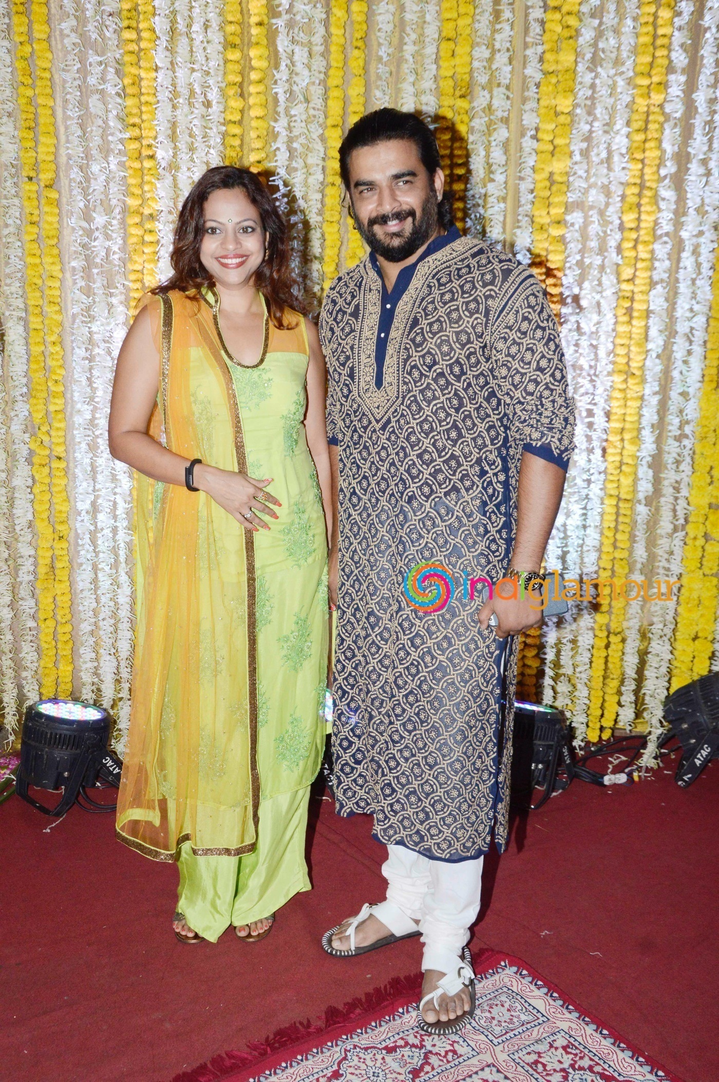 Amitabh Bachchan and Others attend Ronit Roy's Mata Ki Chowki on his Birthday Event Event hd photo