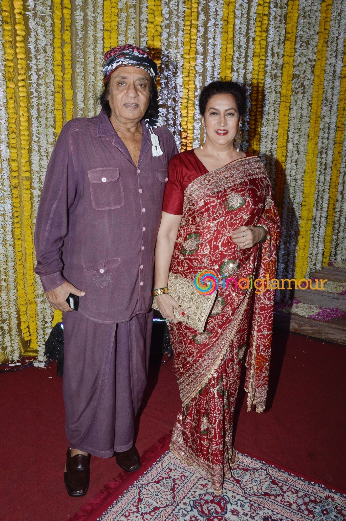 Amitabh Bachchan and Others attend Ronit Roy's Mata Ki Chowki on his Birthday Event Event hd photo