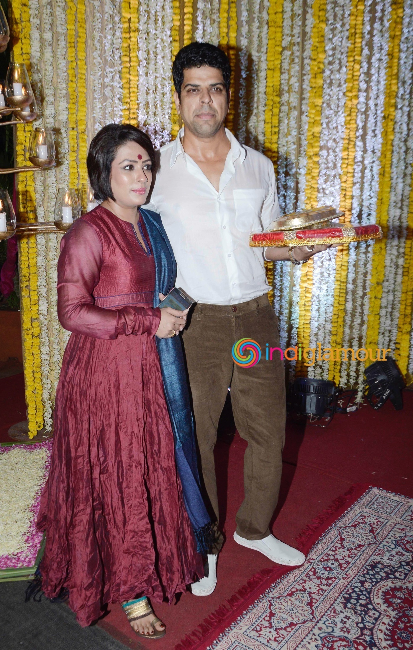 Amitabh Bachchan and Others attend Ronit Roy's Mata Ki Chowki on his Birthday Event Event hd photo