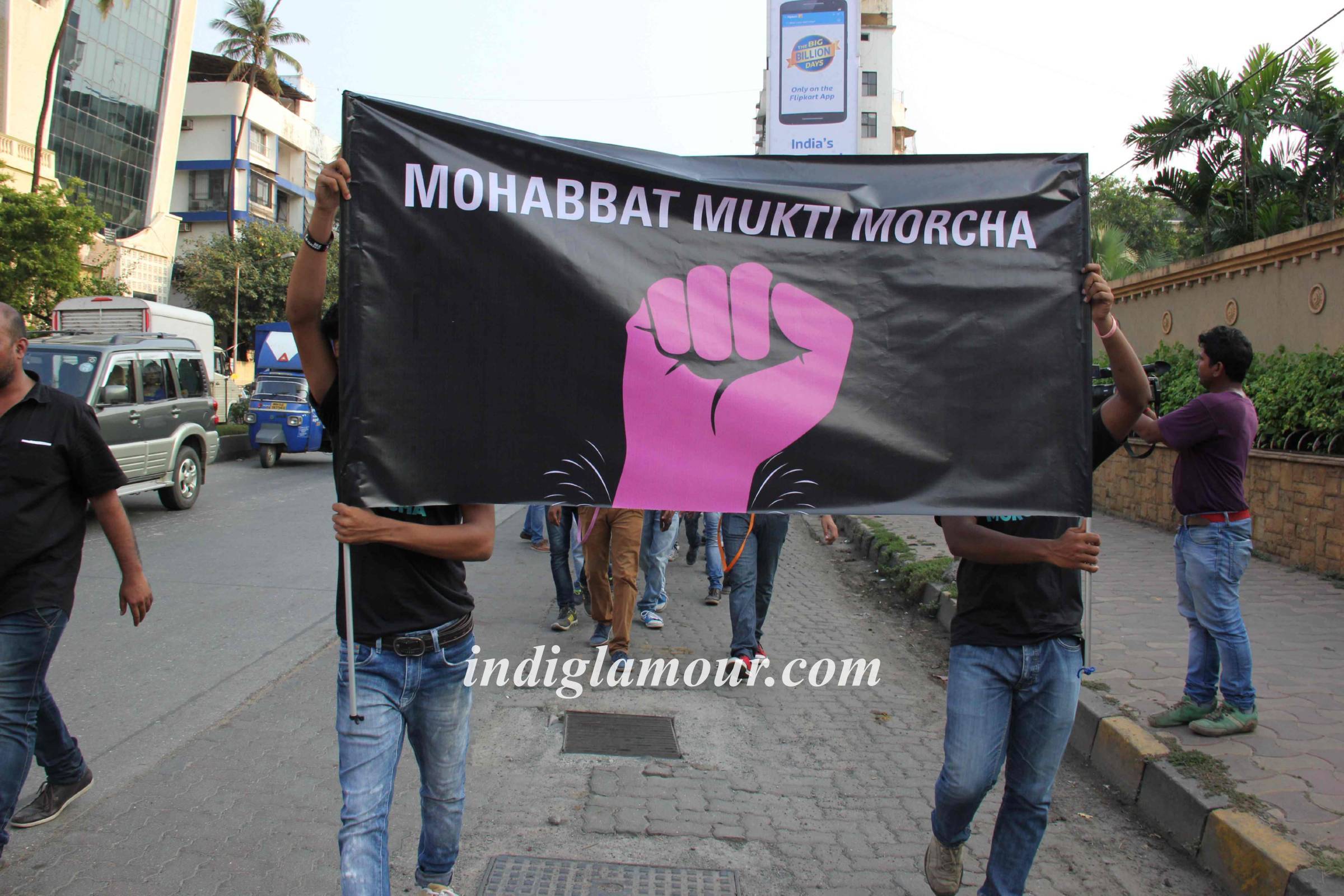 Mohabbat Mukti Morcha with Star Cast of Pyaar Ka Punchnama 2 Event hd photo