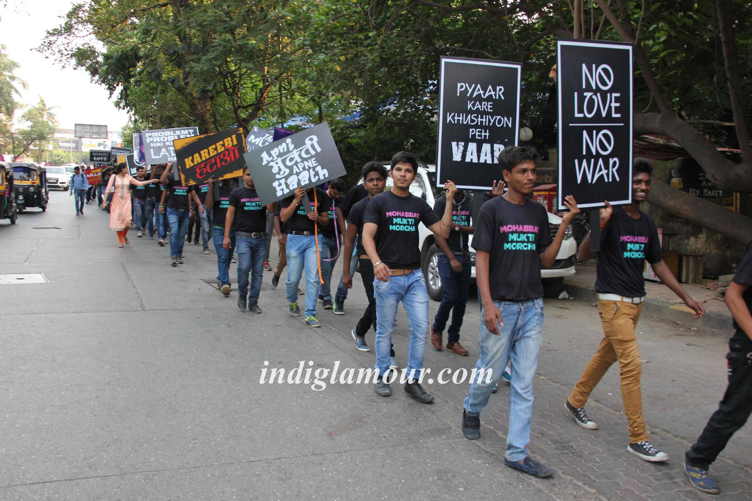 Mohabbat Mukti Morcha with Star Cast of Pyaar Ka Punchnama 2 Event hd photo