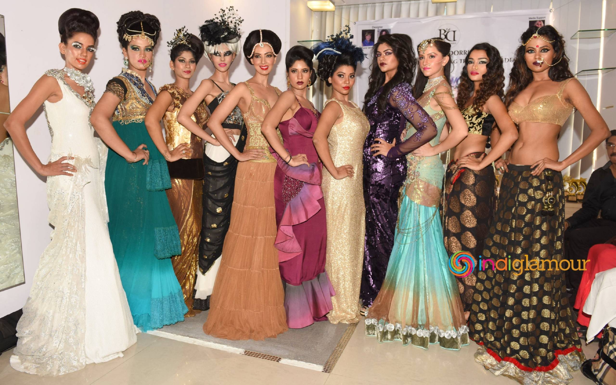 Bharat and Dorris Mega Fiesta of Hair and Makeup 2015 Fashion Show Event hd photo