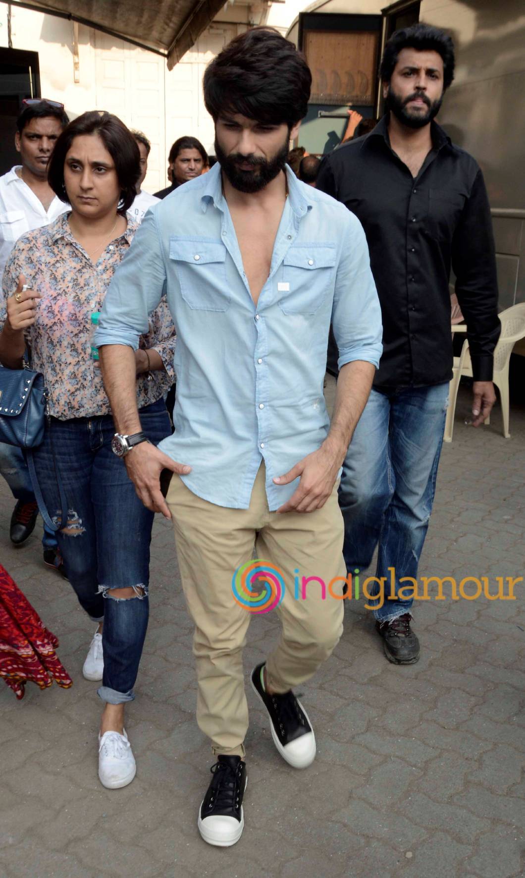 Shahid Kapoor and Alia Bhatt Media Interactions for Shaandaar Event hd photo