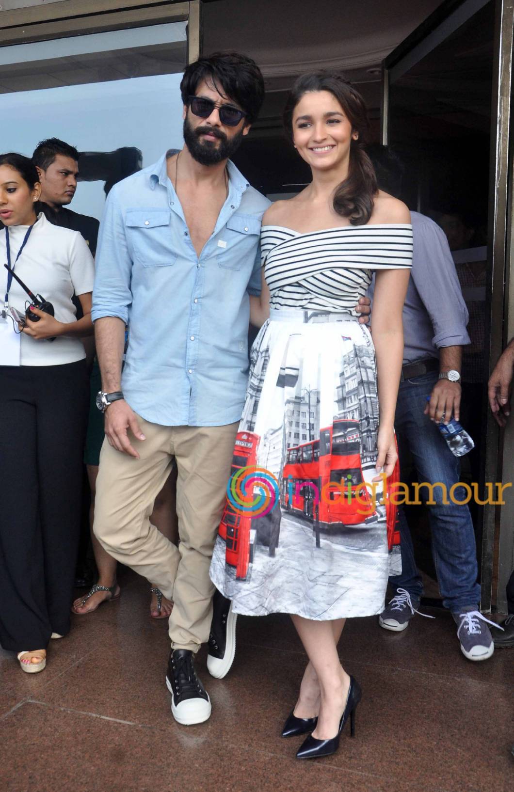 Shahid Kapoor and Alia Bhatt Promotes Tourism in Britain for Promotion of Film Shaandaar Event hd photo