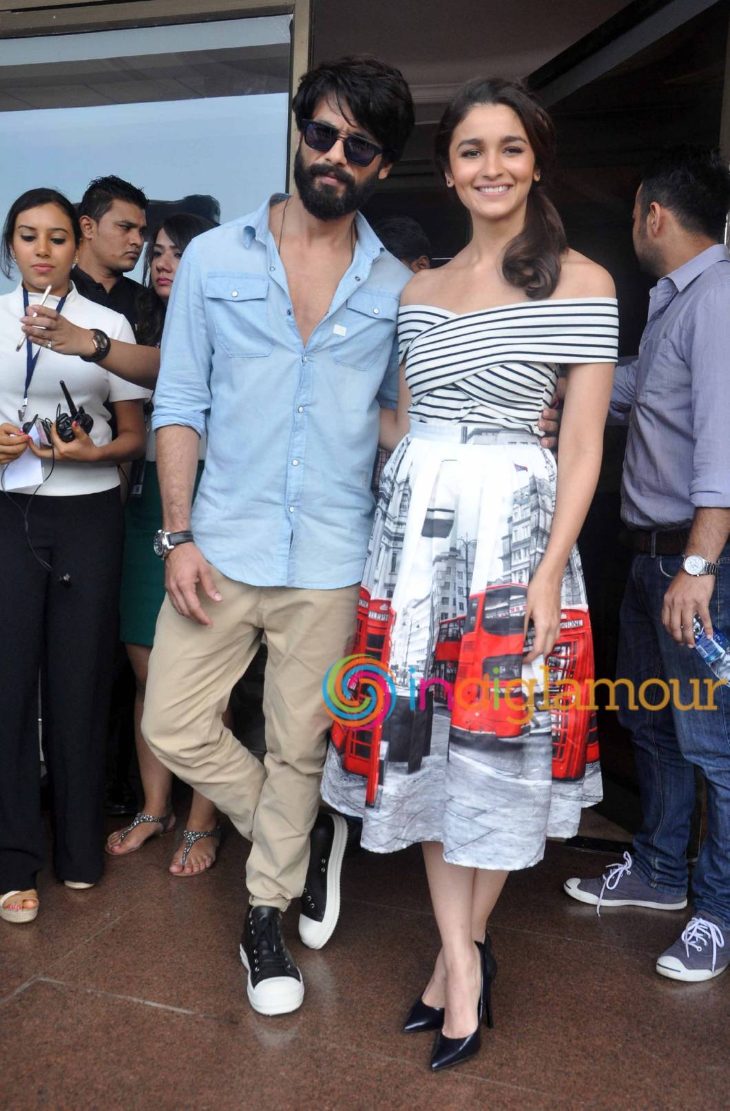 Shahid Kapoor and Alia Bhatt Promotes Tourism in Britain for Promotion of Film Shaandaar Event hd photo