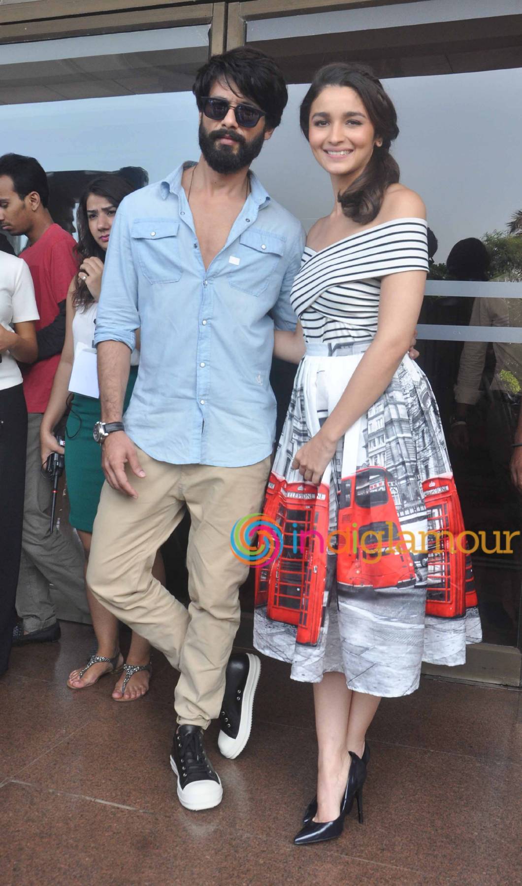 Shahid Kapoor and Alia Bhatt Promotes Tourism in Britain for Promotion of Film Shaandaar Event hd photo