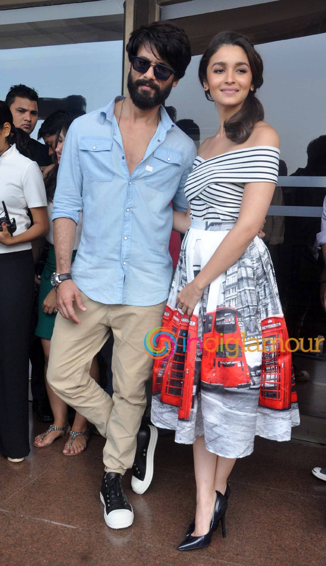 Shahid Kapoor and Alia Bhatt Promotes Tourism in Britain for Promotion of Film Shaandaar Event hd photo