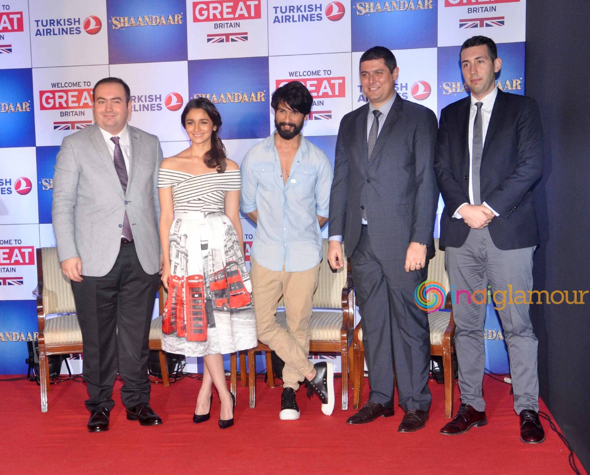 Shahid Kapoor and Alia Bhatt Promotes Tourism in Britain for Promotion of Film Shaandaar Event hd photo