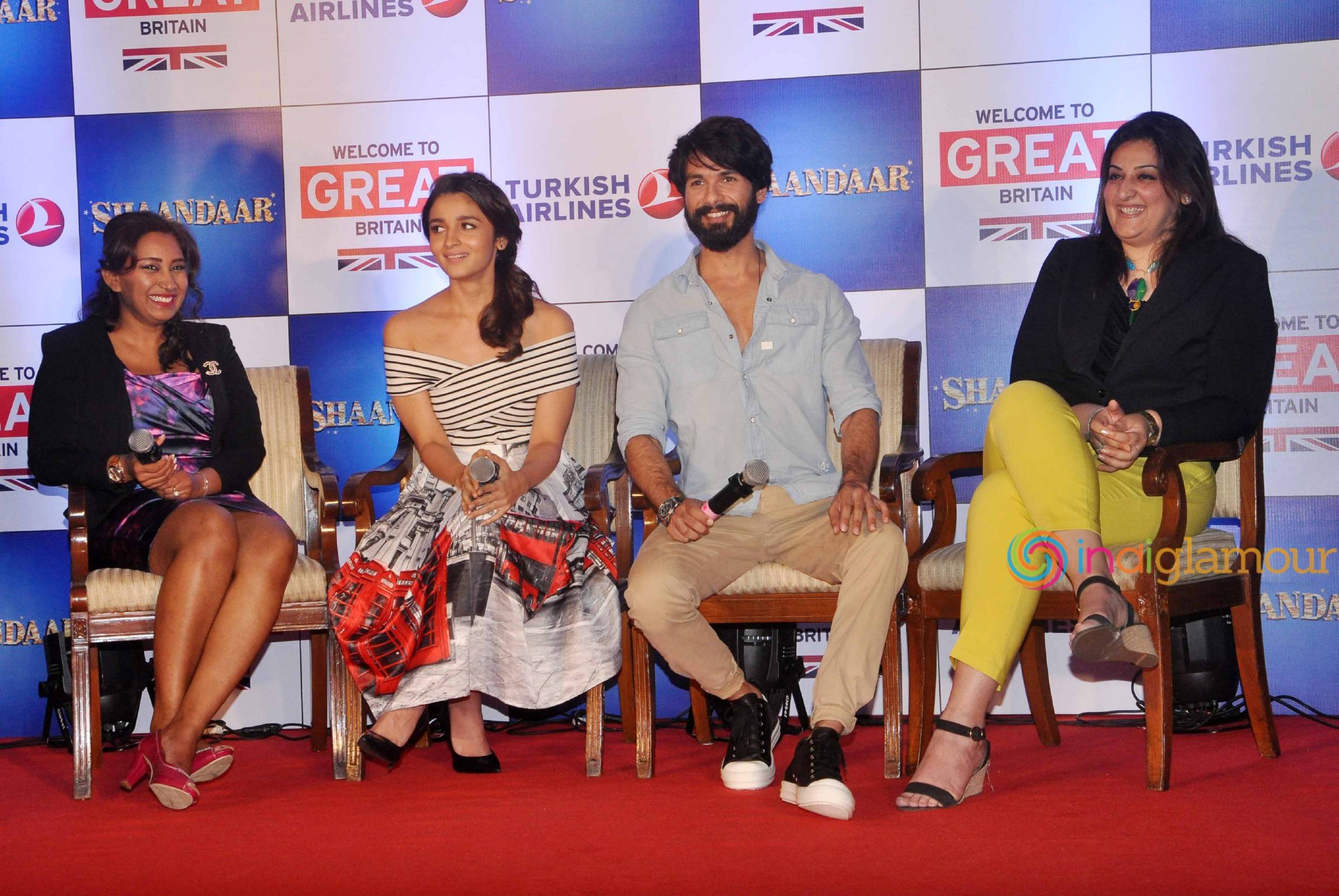 Shahid Kapoor and Alia Bhatt Promotes Tourism in Britain for Promotion of Film Shaandaar Event hd photo